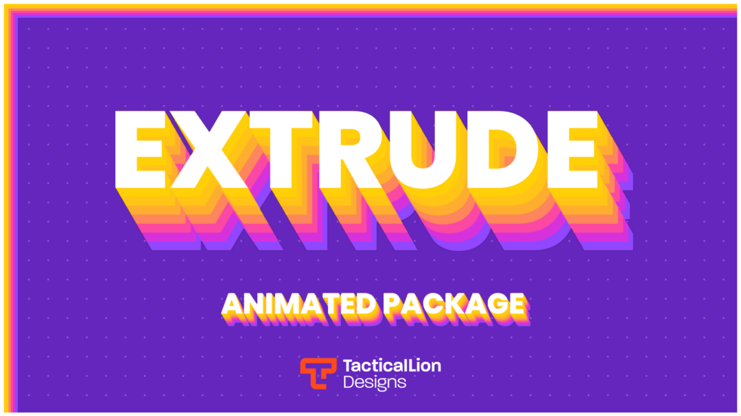 Extrude_Animated_Package