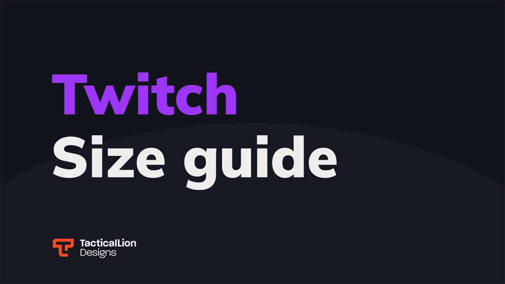 A full guide to every Twitch graphic size, from overlays to panels and alerts, so your stream always looks sharp.