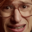 Hahaa Twitch emote showing a forced or awkward laughing face