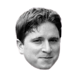 Kappa Twitch emote of Josh DeSeno’s smirking grayscale face